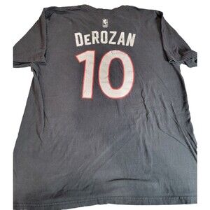 NBA DeMar DeRozan Toronto Raptors #10 Black large T-shirt